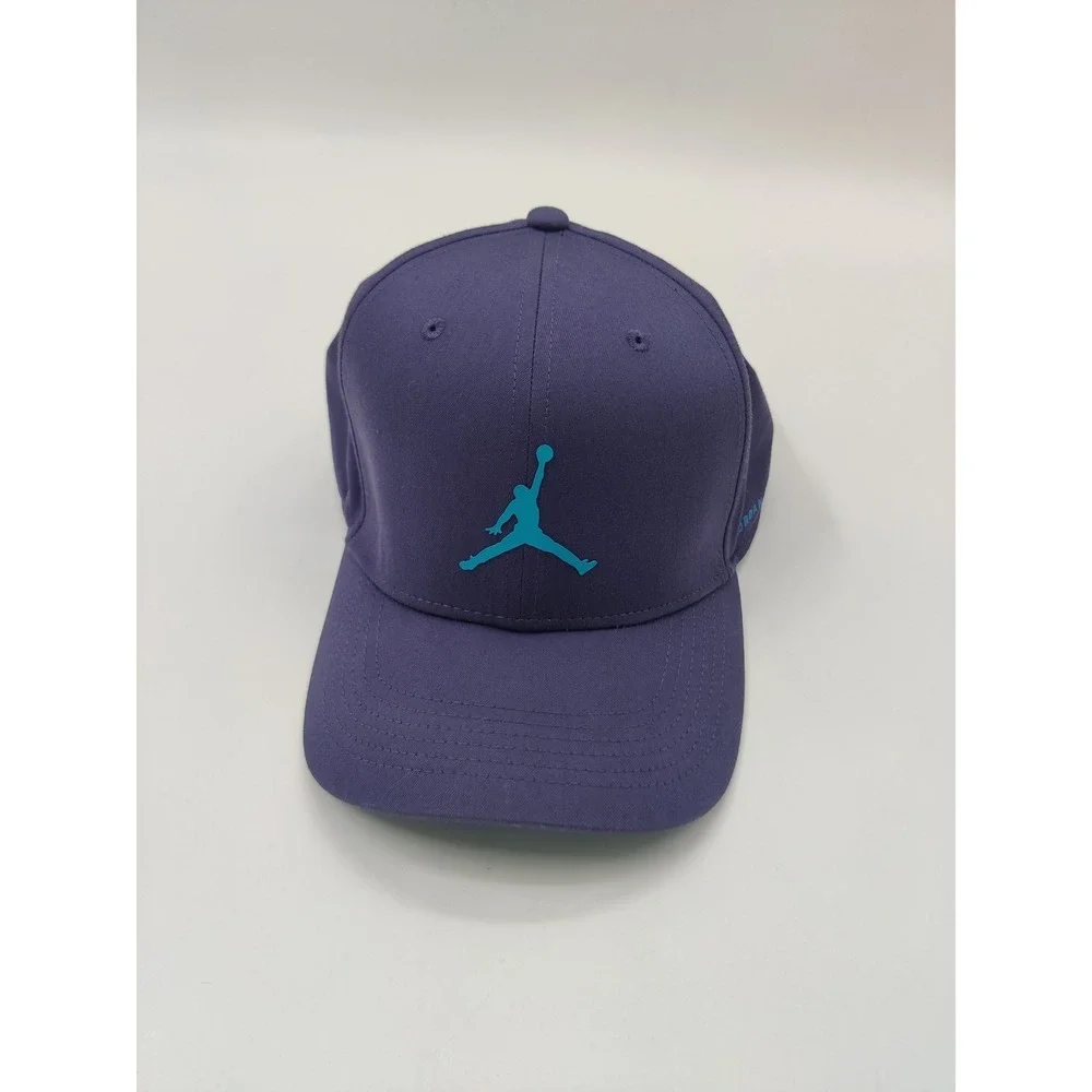 Jordan Golf Rise Cap Purple Teal Jumpman Dri-FIT Snapback Hat L/XL FD5182-503